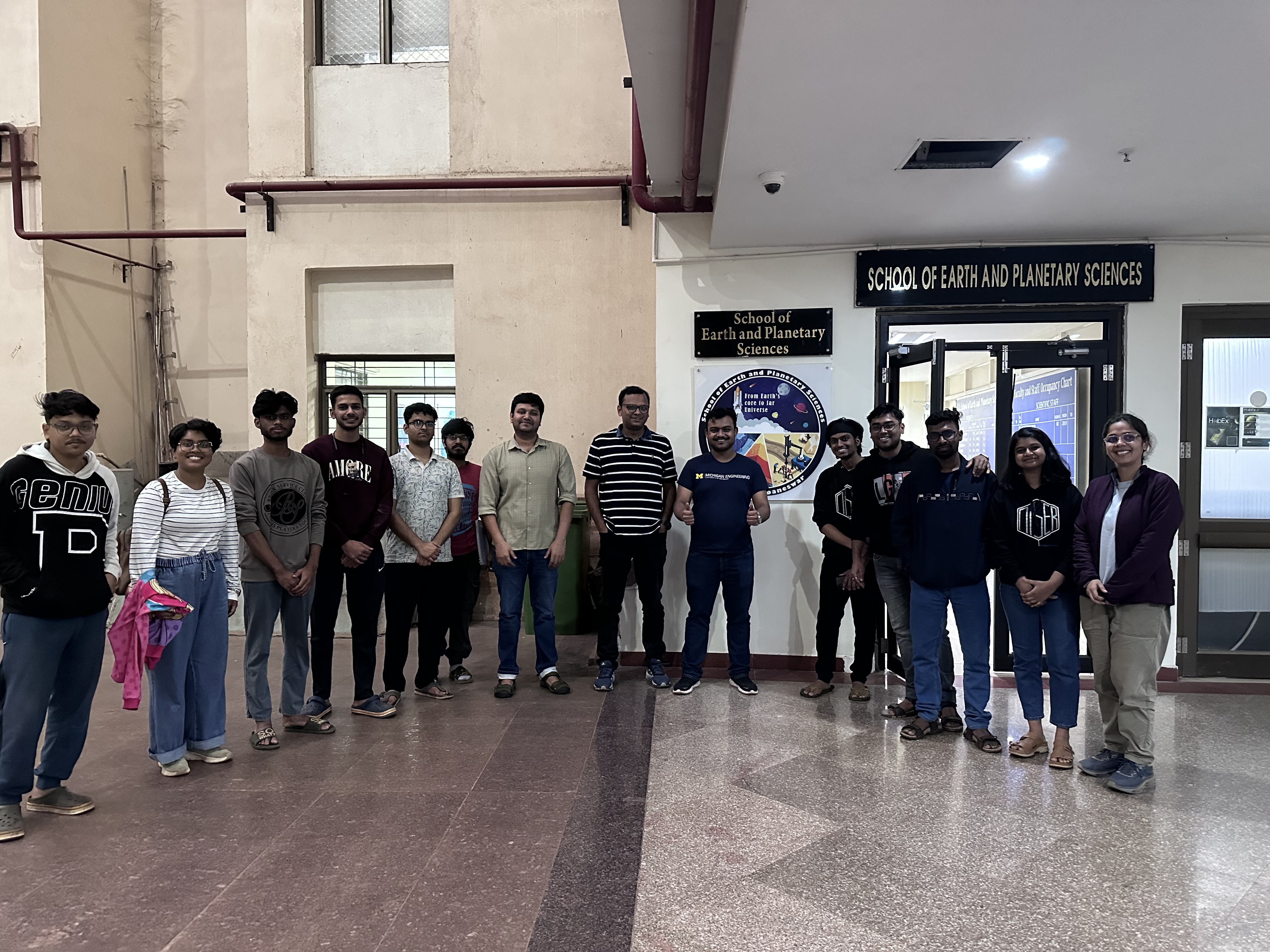 Invited Seminar at School of Earth and Planetary Sciences, NISER Bhubaneshwar.